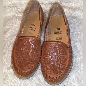 Mexicana Brown Leather Sandals size 6